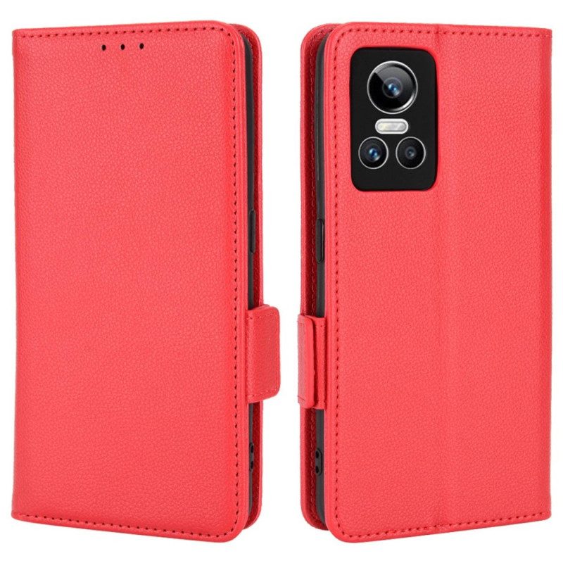Folio Cover Realme GT Neo 3 Custodia in pelle Ecopelle Antiscivolo