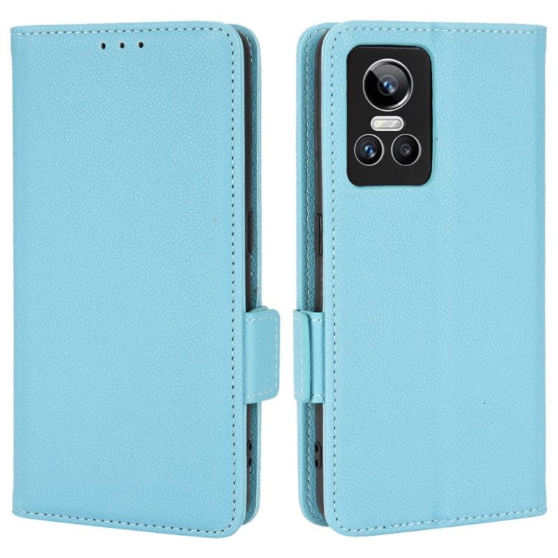 Folio Cover Realme GT Neo 3 Custodia in pelle Ecopelle Antiscivolo