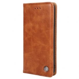 Folio Cover Realme GT Neo 3 Custodia in pelle Ecopelle Vintage