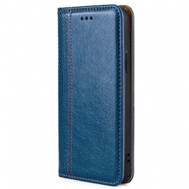 Folio Cover Realme GT Neo 3 Custodia in pelle Struttura Dei Jeans