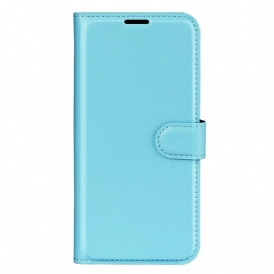 Folio Cover Realme GT Neo 3 Finta Pelle Con Texture Litchi