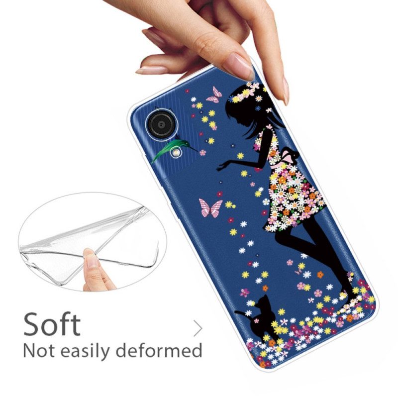 Cover Samsung Galaxy A03 Core Bella Testa Di Fiore