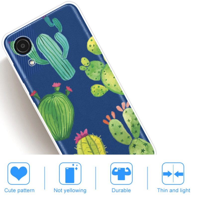 Cover Samsung Galaxy A03 Core Cactus Dell'acquerello