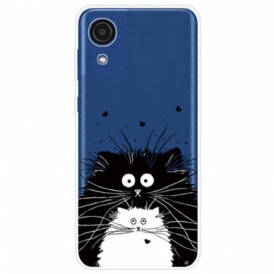 Cover Samsung Galaxy A03 Core Guarda I Gatti
