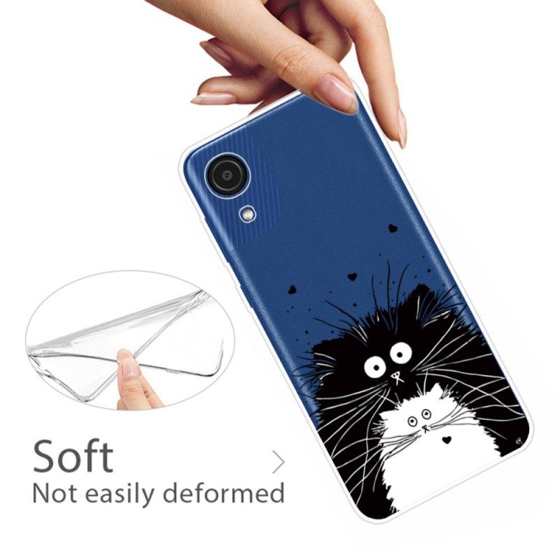 Cover Samsung Galaxy A03 Core Guarda I Gatti
