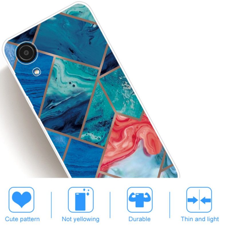 Cover Samsung Galaxy A03 Core Marmo Geometrico Variabile