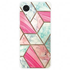 Cover Samsung Galaxy A03 Core Rifiuta Il Marmo Geometrico