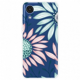 Cover Samsung Galaxy A03 Core Un Fiore Trasparente