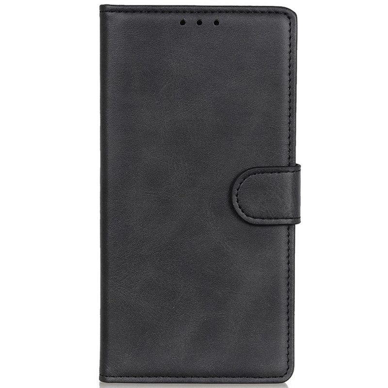 Custodia in pelle Samsung Galaxy A03 Core Effetto Pelle Opaca