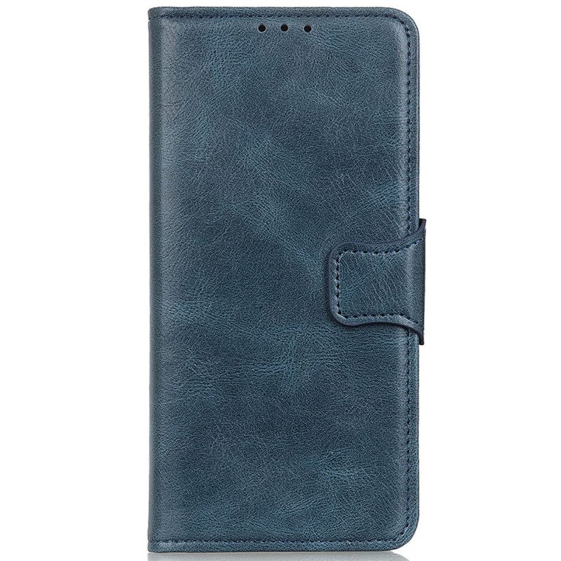 Folio Cover Samsung Galaxy A03 Core Chiusura Reversibile Effetto Pelle