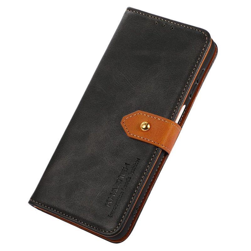 Folio Cover Samsung Galaxy A03 Core Ecopelle Con Cinturino Khazneh