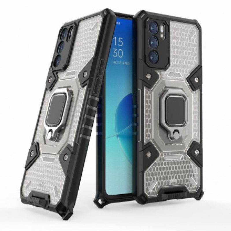 Cover Oppo Reno 6 5G Nido D'ape Con Anello