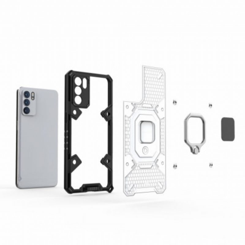 Cover Oppo Reno 6 5G Nido D'ape Con Anello