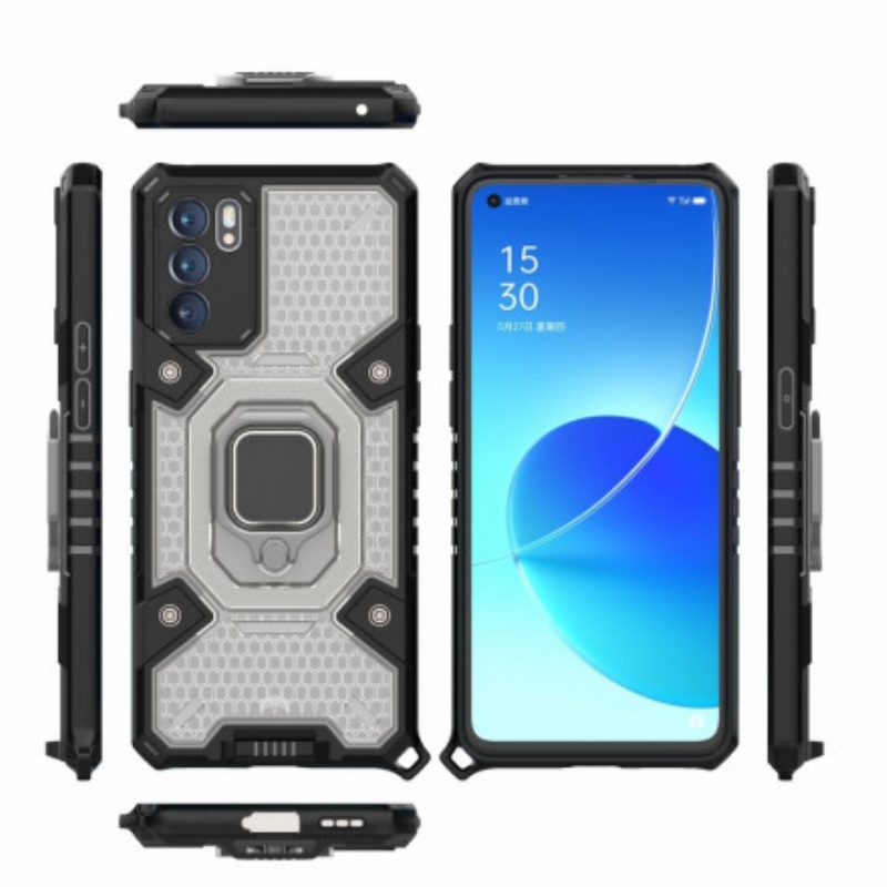 Cover Oppo Reno 6 5G Nido D'ape Con Anello