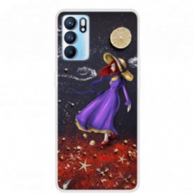 Cover Oppo Reno 6 5G Passeggiata Della Ragazza