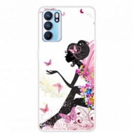 Cover Oppo Reno 6 5G Ragazza Dei Fiori
