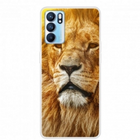 Cover Oppo Reno 6 5G Testa Felina