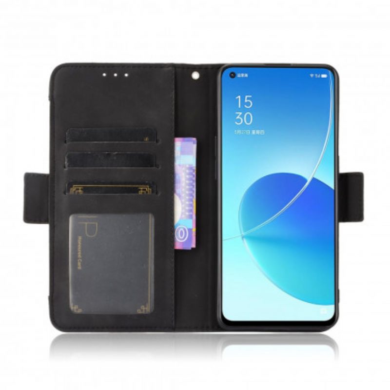 Custodia in pelle Oppo Reno 6 5G Classe Premier Multi-carta