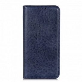 Folio Cover Oppo Reno 6 5G Custodia in pelle Struttura In Pelle
