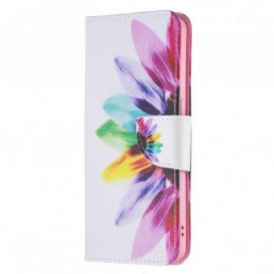 Folio Cover Oppo Reno 6 5G Fiore Dell'acquerello