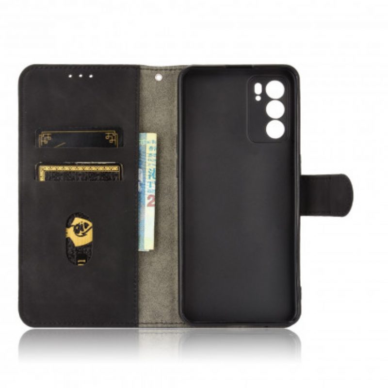 Folio Cover Oppo Reno 6 5G Tocco Di Pelle