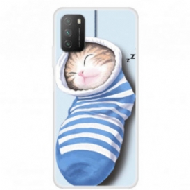 Cover Poco M3 Gattino Addormentato
