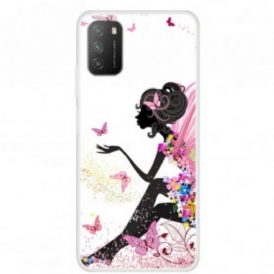 Cover Poco M3 Signora Farfalla