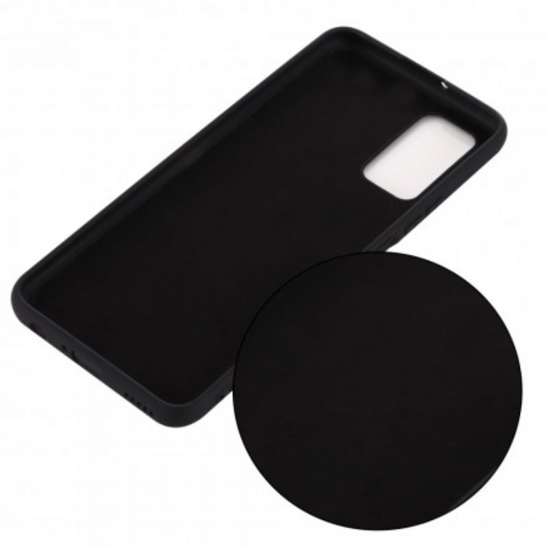 Cover Poco M3 Silicone Liquido Con Cordino