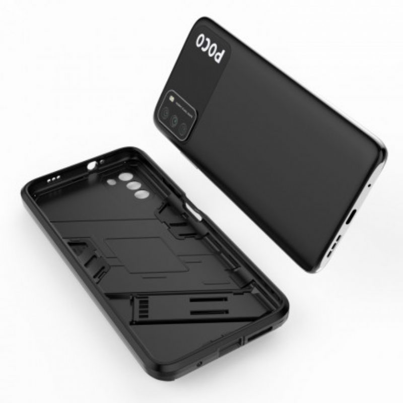 Cover Poco M3 Supporto Staccabile A Due Posizioni A Mani Libere