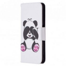Custodia in pelle Poco M3 Divertimento Panda