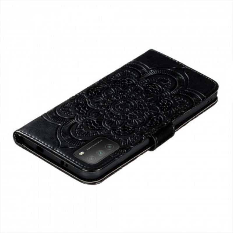Custodia in pelle Poco M3 Mandala Completo