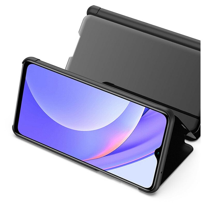Custodia Poco M3 Specchio Ed Ecopelle