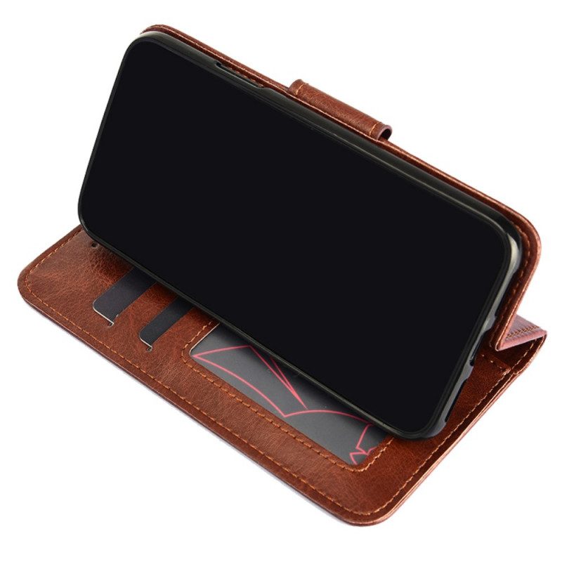 Custodia in pelle Realme GT2 Pro Ecopelle Vintage