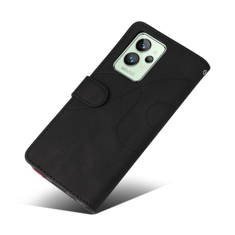 Folio Cover Realme GT2 Pro Cinturino Bicolore