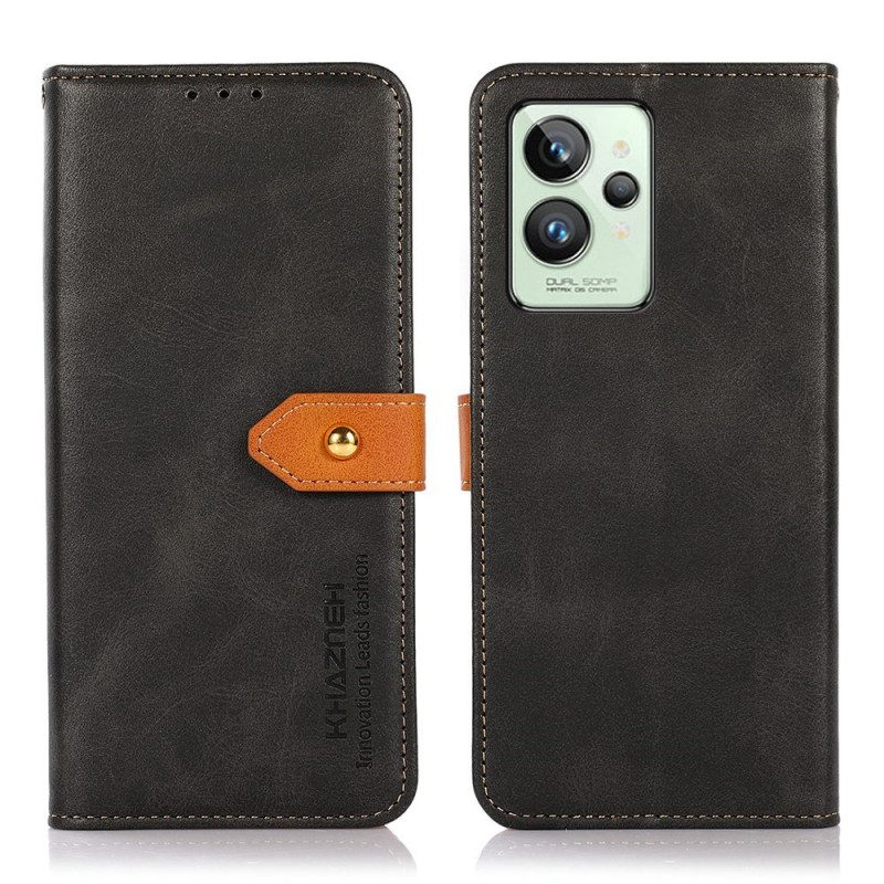 Folio Cover Realme GT2 Pro Con Cinturino Khazneh
