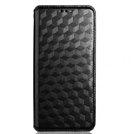 Folio Cover Realme GT2 Pro Custodia in pelle Effetto Pelle Cubo 3d