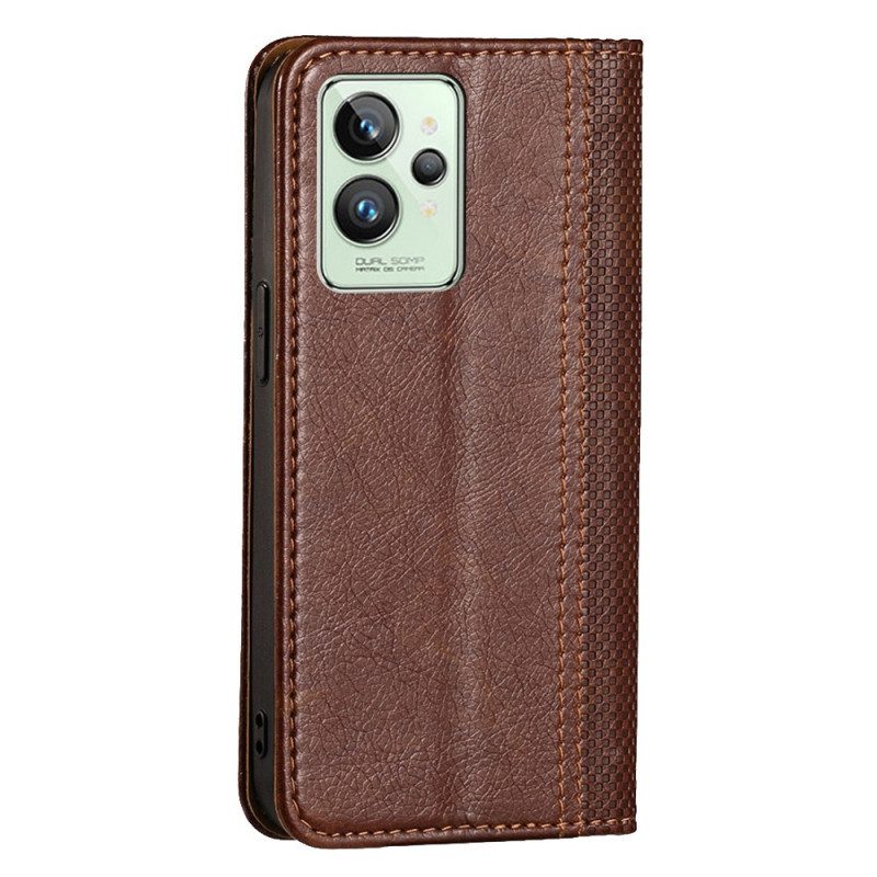 Folio Cover Realme GT2 Pro Custodia in pelle Vintage ▾