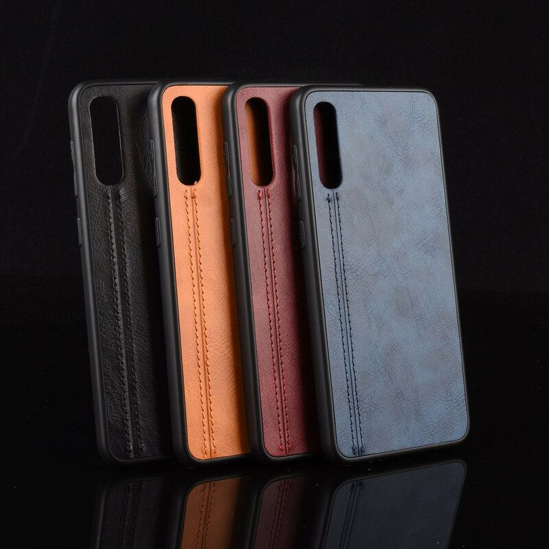 Cover Samsung Galaxy A50 Effetto Pelle Couture