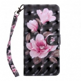 Custodia A Portafoglio Samsung Galaxy A50 Fiori Sbocciati