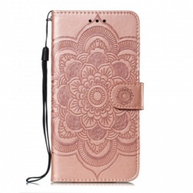 Custodia in pelle Samsung Galaxy A50 Mandala Completo