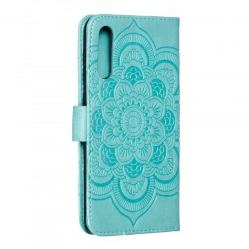 Custodia in pelle Samsung Galaxy A50 Mandala Completo