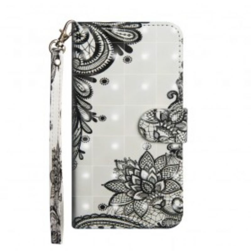 Custodia in pelle Samsung Galaxy A50 Pizzo Elegante