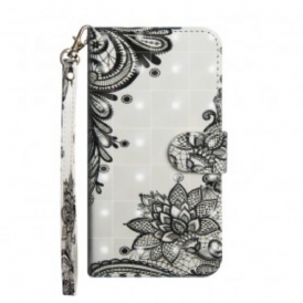 Custodia in pelle Samsung Galaxy A50 Pizzo Elegante