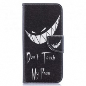 Custodia in pelle Samsung Galaxy A50 Telefono Del Diavolo