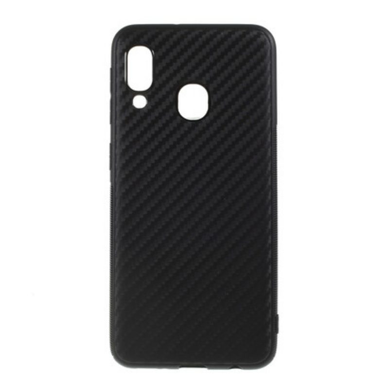 Cover Samsung Galaxy A20e Fibra Di Carbonio