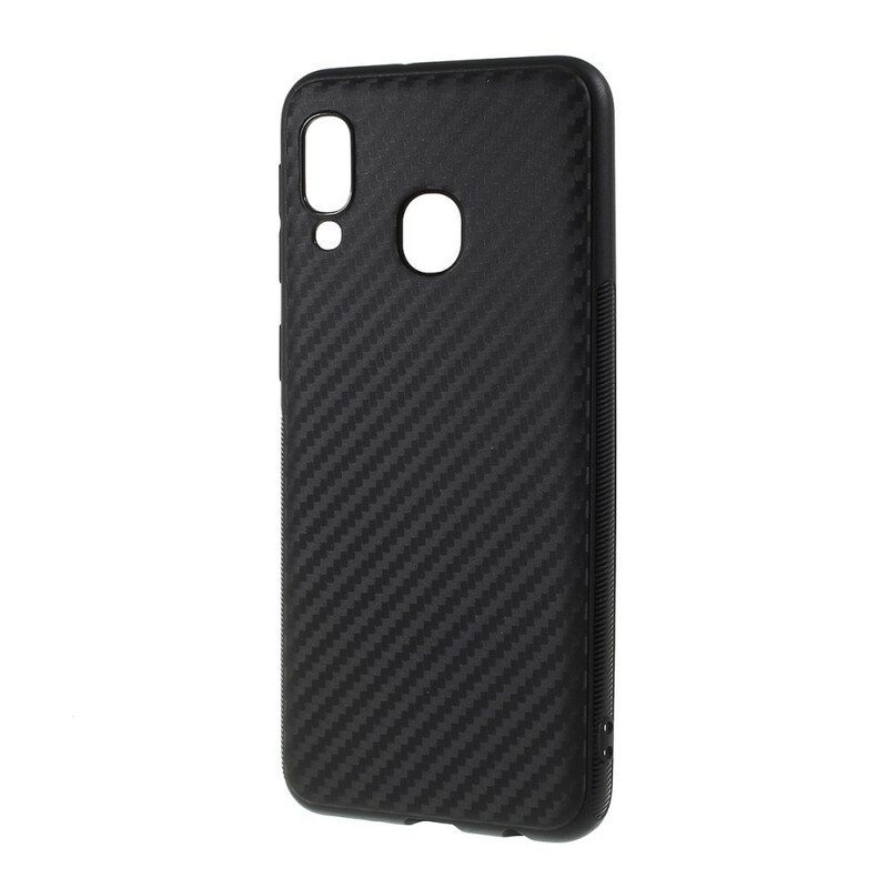 Cover Samsung Galaxy A20e Fibra Di Carbonio
