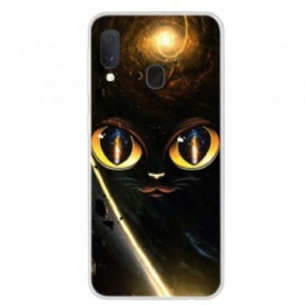 Cover Samsung Galaxy A20e Gatto Galassia