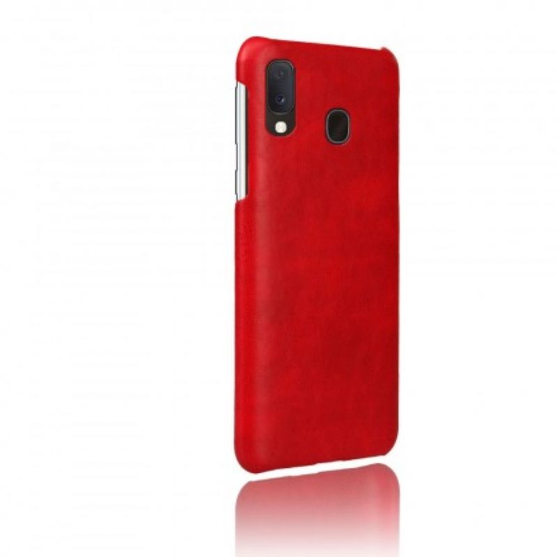 Cover Samsung Galaxy A20e Litchi Performance Effetto Pelle