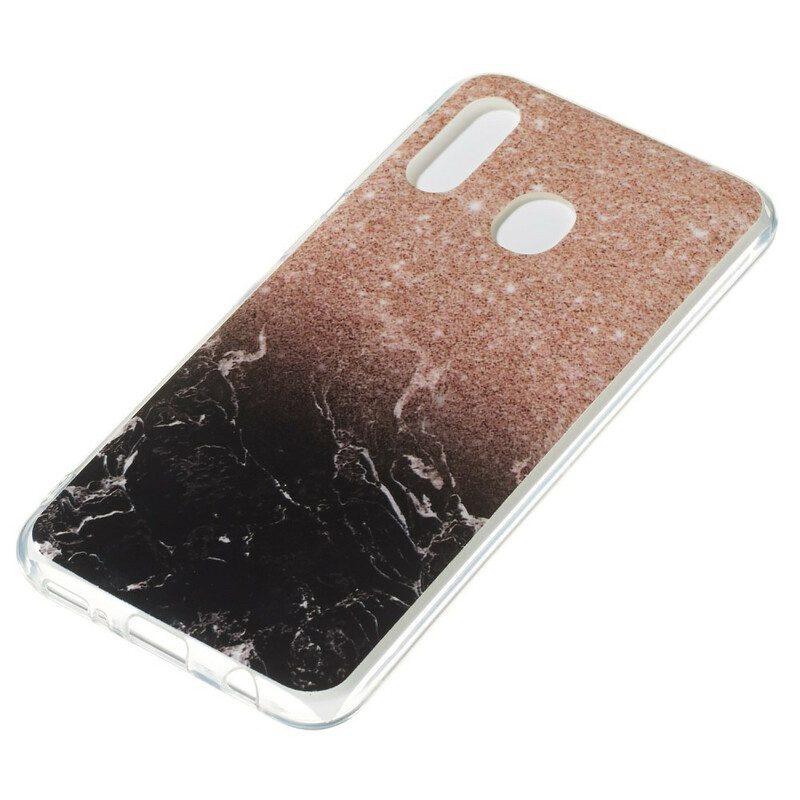 Cover Samsung Galaxy A20e Marmo Glitterato