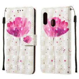 Cover Samsung Galaxy A20e Papavero Dell'acquerello